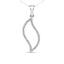 Diamond 1/5 Ct.Tw. Fashion Pendant in 14K White Gold - Larson Jewelers