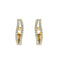 14K Yellow Gold 1/4 Ct.Tw. Diamond Hoop Earrings - Larson Jewelers