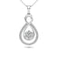 Diamond 1/3 Ct.Tw. Fashion Pendant in 14K White Gold - Larson Jewelers