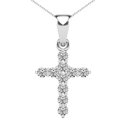 Diamond 1/6 Ct.Tw Cross Pendant - Larson Jewelers