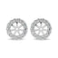 14K White Gold Diamond 1/4 Ct.Tw. Earrings Jacket - Larson Jewelers