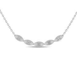 Diamond 1/2 ct tw Fashion Necklace in 14K White Gold - Larson Jewelers