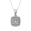 Diamond Fashion Pendant 5/8 ct tw Round Cut in 14K White Gold - Larson Jewelers