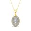 Diamond Fashion Pendant 5/8 ct tw Round Cut in 14K Yellow Gold - Larson Jewelers