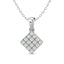 Diamond 1/5 ct tw Fashion Pendant in 10K White Gold - Larson Jewelers