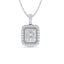 Diamond 7/8 Ct.Tw. Fashion Pendant in 14K White Gold - Larson Jewelers