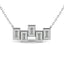 Diamond 1/6 Ct.Tw. Fashion Necklace in 14K White Gold - Larson Jewelers