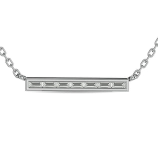 Diamond 1/5 Ct.Tw. Fashion Necklace in 14K White Gold - Larson Jewelers