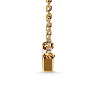 Diamond 1/4 Ct.Tw. Bar Pendant in 10K Yellow Gold - Larson Jewelers