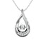 Diamond 1/10 ct tw Fashion Pendant in 10K White Gold - Larson Jewelers