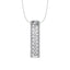 Diamond 1/4 Ct.Tw. Slide Pendant in 14K White Gold - Larson Jewelers