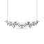 Diamond 1/10 Ct.Tw. Baguette Fashion Necklace in 10K White Gold - Larson Jewelers