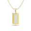 Diamond 1/10 ct tw Tag Pendant in 10K Yellow Gold - Larson Jewelers