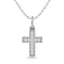 10KT WHITE GOLD 1/10CT TW DIAMOND PENDANT - Larson Jewelers