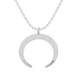 10KT WHITE GOLD 1/4CT TW DIAMOND PENDANT - Larson Jewelers