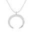 10KT WHITE GOLD 1/4CT TW DIAMOND PENDANT - Larson Jewelers