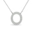 10KT WHITE GOLD 1/12CT TW DIAMOND PENDANT - Larson Jewelers