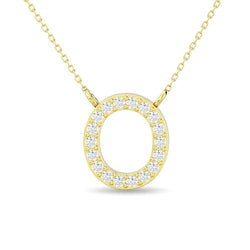 Diamond 1/20 ct tw Fashion Pendant in 10K Yellow Gold - Larson Jewelers