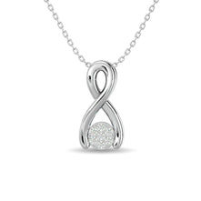 Diamond Fashion Pendant 1/10 ct tw in 10K White Gold - Larson Jewelers