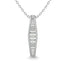 Diamond 1/3 Ct.Tw. Fashion Pendant in 14K White Gold - Larson Jewelers