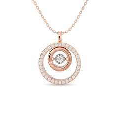 Diamond 1/4 ct tw Fashion Pendant in 14K Rose Gold - Larson Jewelers