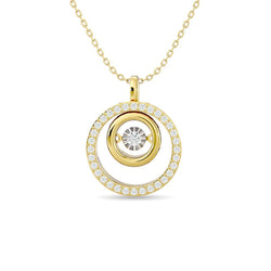 Diamond 1/4 ct tw Fashion Pendant in 14K Yellow Gold - Larson Jewelers