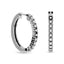 Diamond Hoop Earrings 1/8 ct tw in Sterling Silver - Larson Jewelers