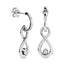 Diamond 1/20 ct tw Infinity Earrings in Sterling Silver - Larson Jewelers