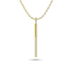 Diamond 1/10 ct tw Fashion Pendant in 10K Yellow Gold - Larson Jewelers