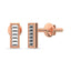 Diamond 1/20 Ct.Tw. Fashion Earrings in 10K Rose Gold - Larson Jewelers