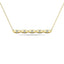 Diamond 1/20 ct tw Bar Necklace in 10K Yellow Gold - Larson Jewelers