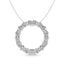 Diamond 1 ct tw Fashion Pendant in 14K White Gold - Larson Jewelers