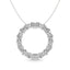 Diamond 1 1/2 ct tw Fashion Pendant in 14K White Gold - Larson Jewelers