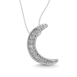 Diamond 1/10 ct tw Fashion Pendant in Sterling Silver - Larson Jewelers