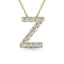 Diamond 1/8 Ct.Tw. Letter Z Pendant in 14K Yellow Gold" - Larson Jewelers