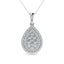 Diamond 3/4 Ct.Tw. Fashion Pendant in 10K White Gold - Larson Jewelers