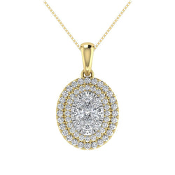 Diamond 3/4 Ct.Tw. Fashion Pendant in 14K Yellow Gold - Larson Jewelers