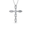 Diamond 3/8 Ct.Tw. Cross Pendant in 14K White Gold