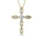 Diamond 3/8 Ct.Tw. Cross Pendant in 14K Yellow Gold