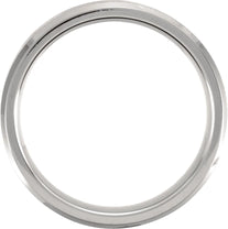 Titanium 7mm Beveled-Edge Band with Satin Finish