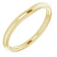 14K Yellow Band for 5.2 mm Round Ring