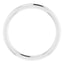 14K White Band for 5.2 mm Round Ring