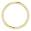 14K Yellow Band for 5.2 mm Round Ring