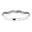 Sterling Silver Band Mounting for 6 mm Round Ring