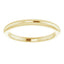 14K Yellow Band for 6 mm Round Ring