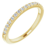 18K Yellow Gold Accented Matching Band