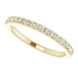 18K Yellow Gold Accented Matching Band