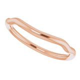 14K Rose Gold Matching Band