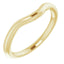 14K Yellow Band for 6 mm Round Ring