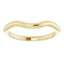 14K Yellow Band for 6 mm Round Ring